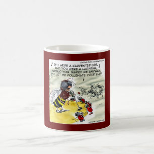 "Bestäuber" Lustige Bienen & Marienkäfer Sänger Kaffeetasse