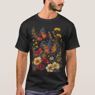 Bestäubergartendesign Wildblumen Einheimisch P T-Shirt