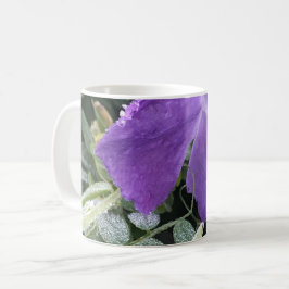 Bestäubte Veilchen Kaffeetasse