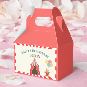 BESTE 5. Geburtstagsparty Circus THEMA Geschenkschachtel