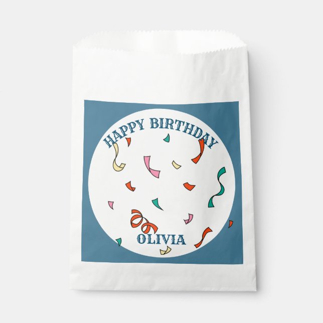 BESTE 5. Geburtstagsparty Circus THEMA Geschenktütchen (Vorderseite)