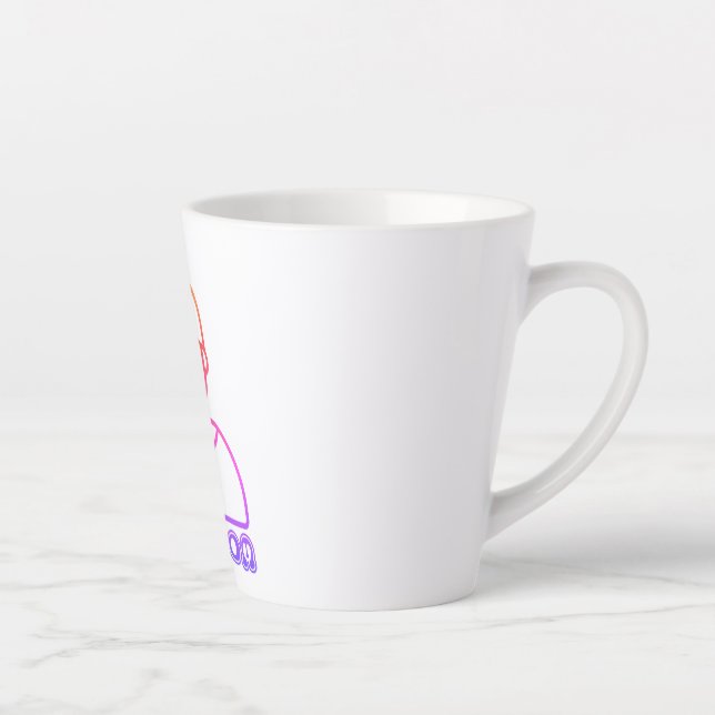 Beste Abbildung Latte-Tasse Milchtasse (Rechts)