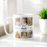 Beste Abuela je - Enkel Foto Collage Kaffeetasse<br><div class="desc">Feiern Sie die "Beste Abuela je" mit dieser personalisierten Grandkinder Foto Collage Kaffee Tasse. Dieses nachdenkliche Geschenk besticht durch eine wunderschön arrangierte Collage mit wertvollen Fotos, die besondere Momente einfangen und durch eine herzliche Botschaft ergänzt werden. Aus hochwertiger Keramik gefertigt, ist es sowohl Mikrowellen- als auch Geschirrspüler sicher für Bequemlichkeit...</div>