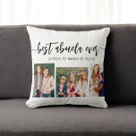 Beste Abuela je - Enkel Foto Collage Kissen<br><div class="desc">Feiern Sie Ihre Abuela mit dem besten Abuela je Großkinder Foto Collage Throw Kissen. Dieser personalisierte Sake besticht durch eine wunderschön arrangierte Collage aus hochgeliebten Fotos, die bei ihren Enkelkindern besondere Momente einfangen. Es ist aus hochwertigen Materialien gefertigt und verleiht jedem Raum eine stilvolle und gefühlvolle Touch, die sich perfekt...</div>
