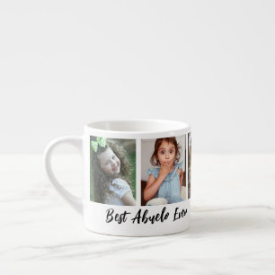 Beste Abuelo je Großkinder 5 FotoCollage Espressotasse