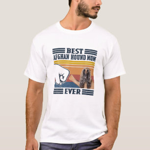 Beste afghanische Hunde-Mama je Vintager Muttertag T-Shirt