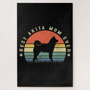 Beste Akita Mama je Funny Akita Dog Geschenke Puzzle