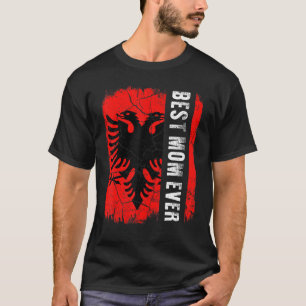 Beste albanische Mama je Albanien Tag der Mutterfl T-Shirt