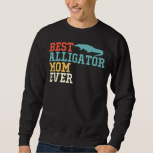 Beste Alligator-Mama je Vintager Retro Sweatshirt