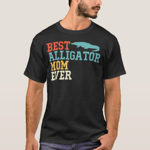 Beste Alligator-Mama je Vintager Retro T-Shirt