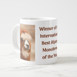 Beste Alpaka-Monobraue Jumbo-Tasse