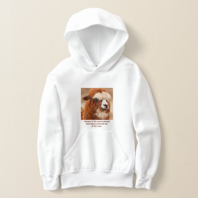 Beste Alpaka-Monobrow Hoodie (Ablage )