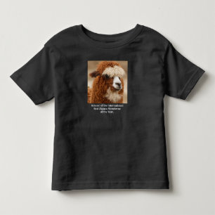Beste Alpaka-Monobrow Kleinkind T-shirt