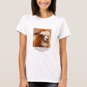 Beste Alpaka-Monobrow T-Shirt