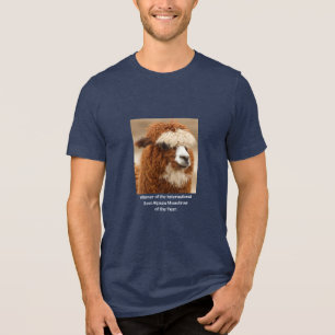 Beste Alpakaaugenbraue Tri-Blend Shirt