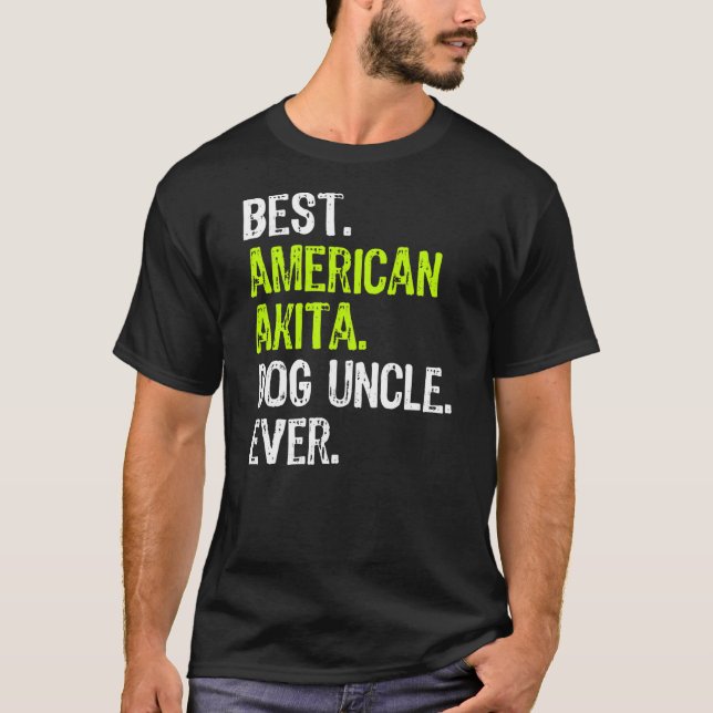 Beste amerikanische Akita Hunde je  T-Shirt (Vorderseite)