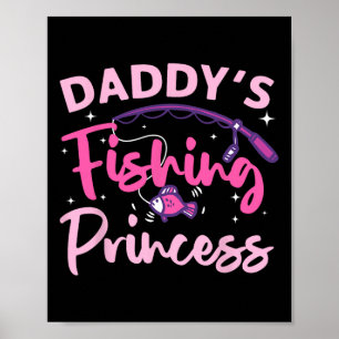 Beste Angeln für Frauen Mädchen Kinder Byss Fisher Poster