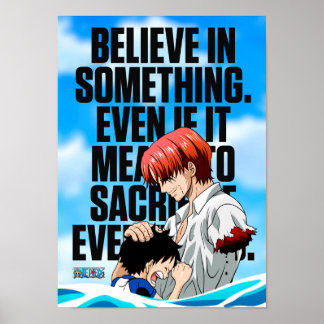 Beste Anime-Zitate über das Opfer Poster
