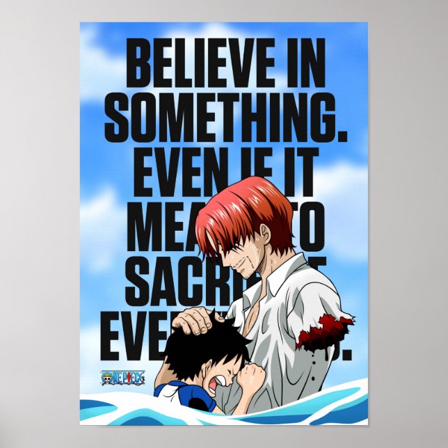 Beste Anime-Zitate über das Opfer Poster (Vorne)