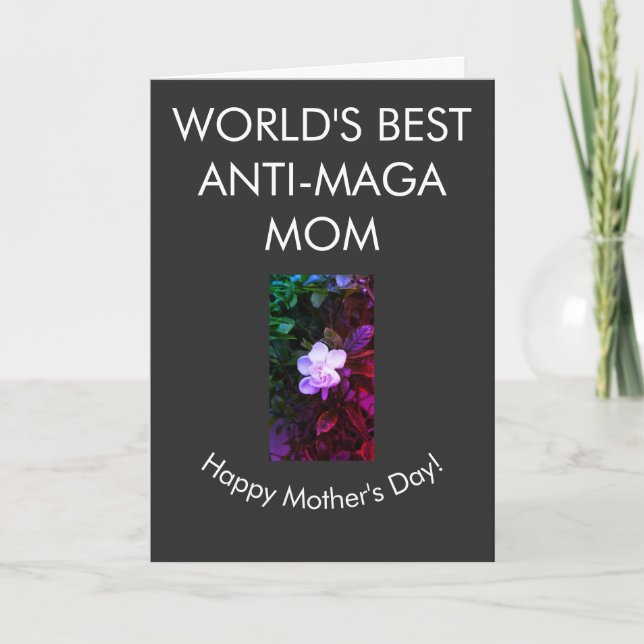 Beste Anti-MAGA-Mama der Welt Karte (Vorderseite)