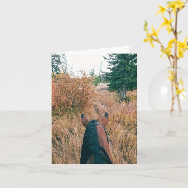 Beste Aussicht - 4" x 5,6" Notizkarte Karte (Gelbe Blume)