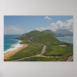 Beste Aussicht in St. Kitts Poster