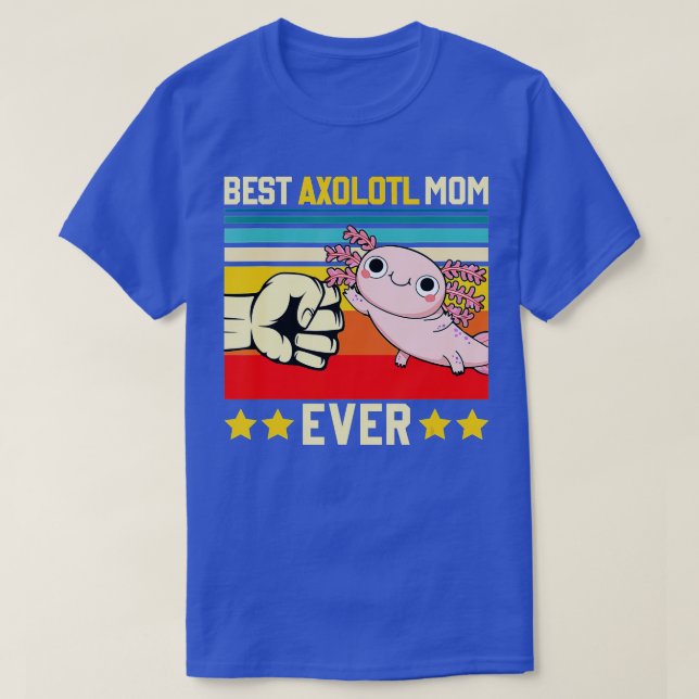 Beste Axolotl Mama Funny Axolotl Mutter Paradies T-Shirt (Design vorne)