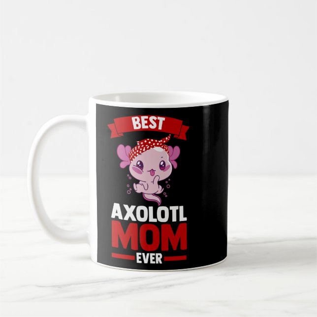 Beste axolotl Mom je Axolotls Kaffeetasse (Links)