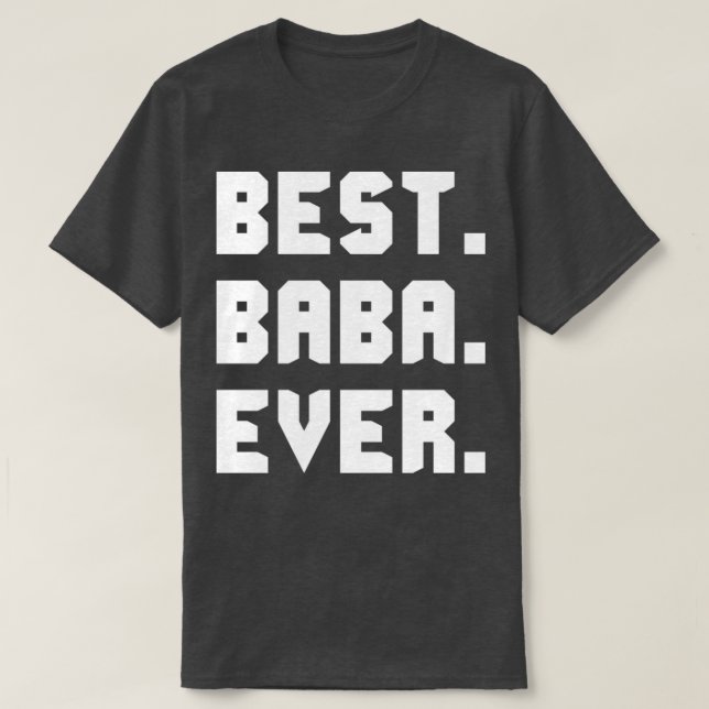 Beste Baba je T-Shirt (Design vorne)