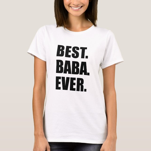 Beste Baba je T-Shirt (Vorderseite)