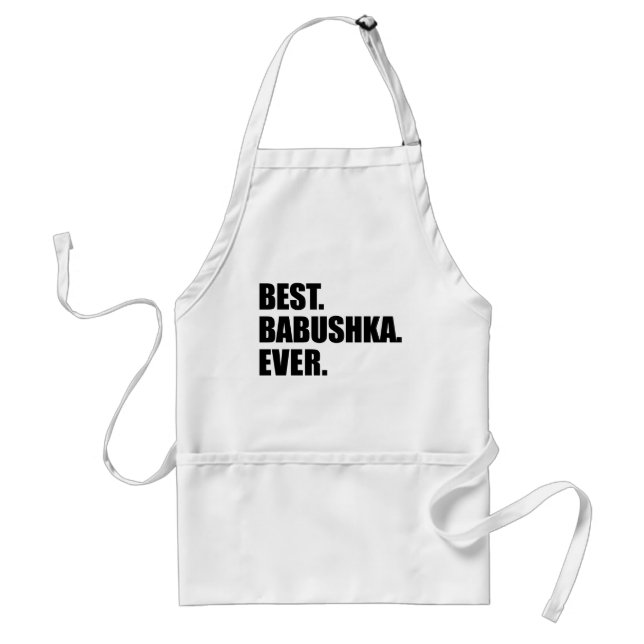 Beste Babushka überhaupt russische Schürze (Vorne)