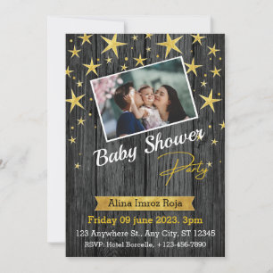 Beste Baby-Shower-Flach-Einladungskarte, Größe: 5" Einladung