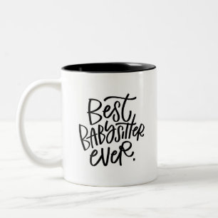 Beste Babysitter-Tasse je Zwei-Tone-Kaffee Zweifarbige Tasse