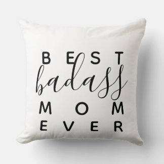 Beste Badass-Mama Funny Wohngestaltung Kissen