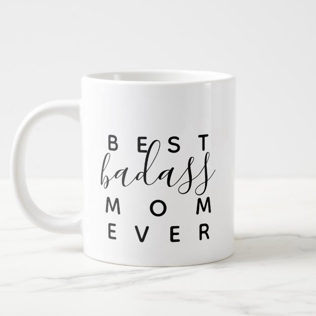 Beste Badass-Mama je Funny Coffee Tasse (Links)