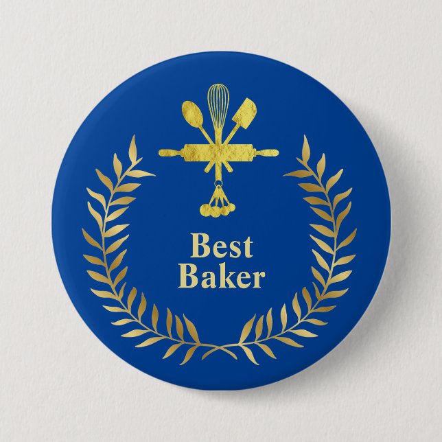 Beste Baker-Taste Button (Vorderseite)