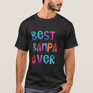 Beste Banpa je farbenfroh, Papa-Shirt, Vater-Gesch T-Shirt