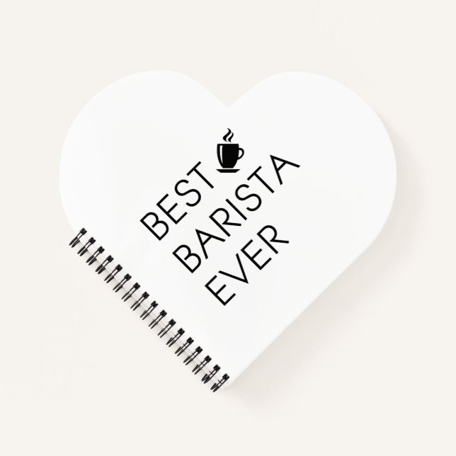 Beste Barista aller Zeiten. Barista-Geschenk. Kaff Notizbuch (Vorderseite)