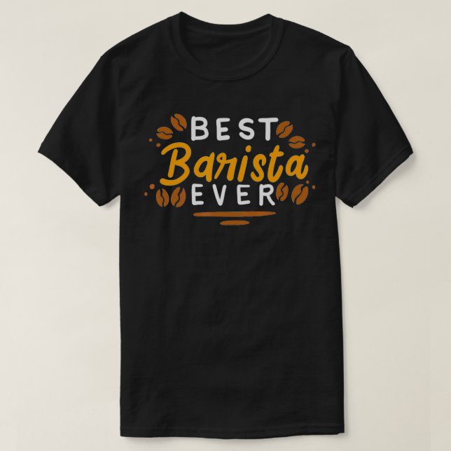 Beste Barista je T-Shirt (Design vorne)