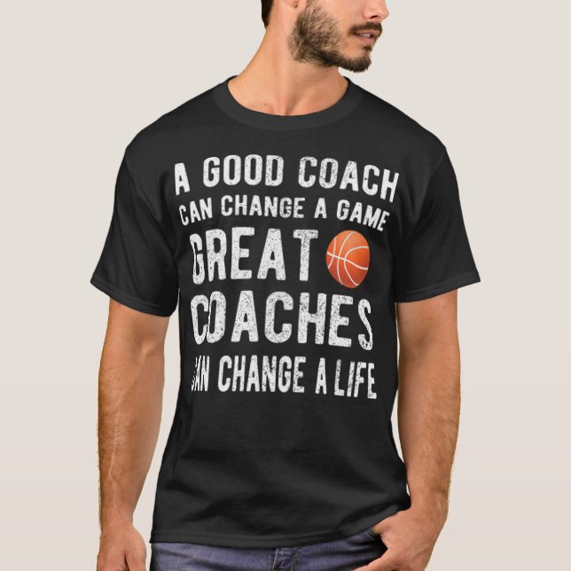Beste Basketball-Coach - Geschenke Basketball Coac T-Shirt (Vorderseite)