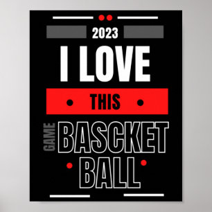 Beste Basketball-Liebhaber Grafik Poster