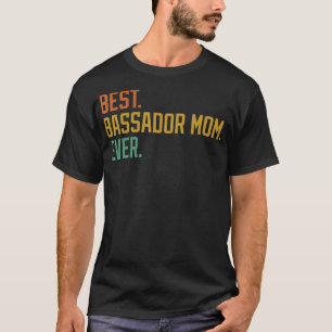 Beste Bassador-Mama je Hund Breed Motheru2019s Day T-Shirt