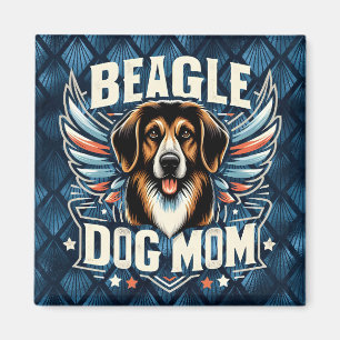 Beste Beagle Hund Mama je - Beagle Hund Lover Gesc Magnet