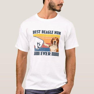 Beste Beagle-Mutter überhaupt Ever Vintage Muttert T-Shirt