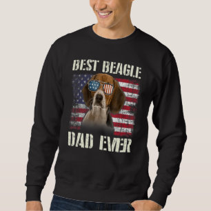 Beste Beagle-Sonnenbrille für Männer Dad Ever Amer Sweatshirt