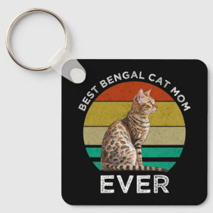 Beste Bengalische Cat Mama je Schlüsselanhänger