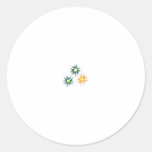 Beste benutzerdefinierte Logo-Stickers Runder Aufkleber