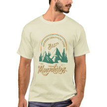 Beste Berge Außenausstattung Vintager T - Shirt