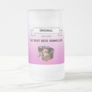 Beste Biersorte Sommelier & Pink Weißer Bester Fot Mattglas Bierglas
