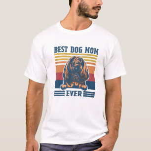 Beste Bluthund-Mama Ever Funny Dog Mama Mutter Da T-Shirt